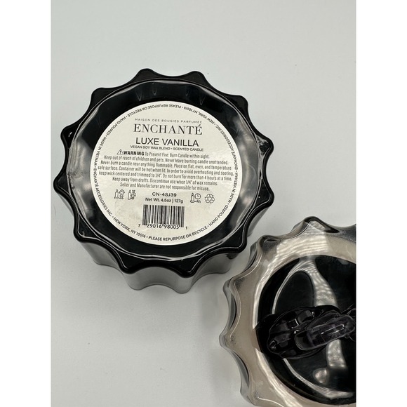 Maison De bougies Enchante Luxe Vanilla Swan Glass Candle Luxury Candle New - Picture 4 of 4